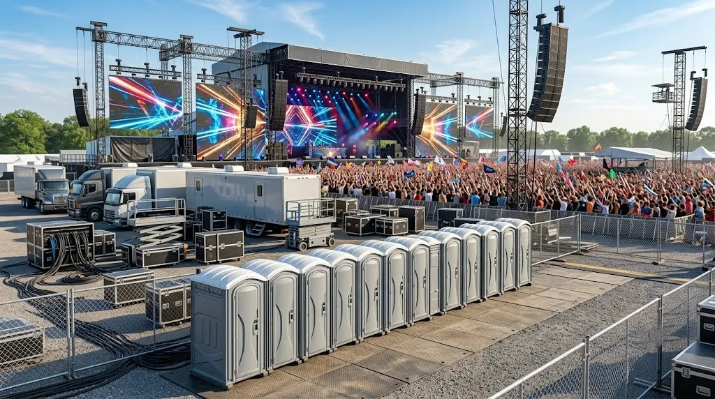 Concert Restroom Rental in Kansas City, MO
