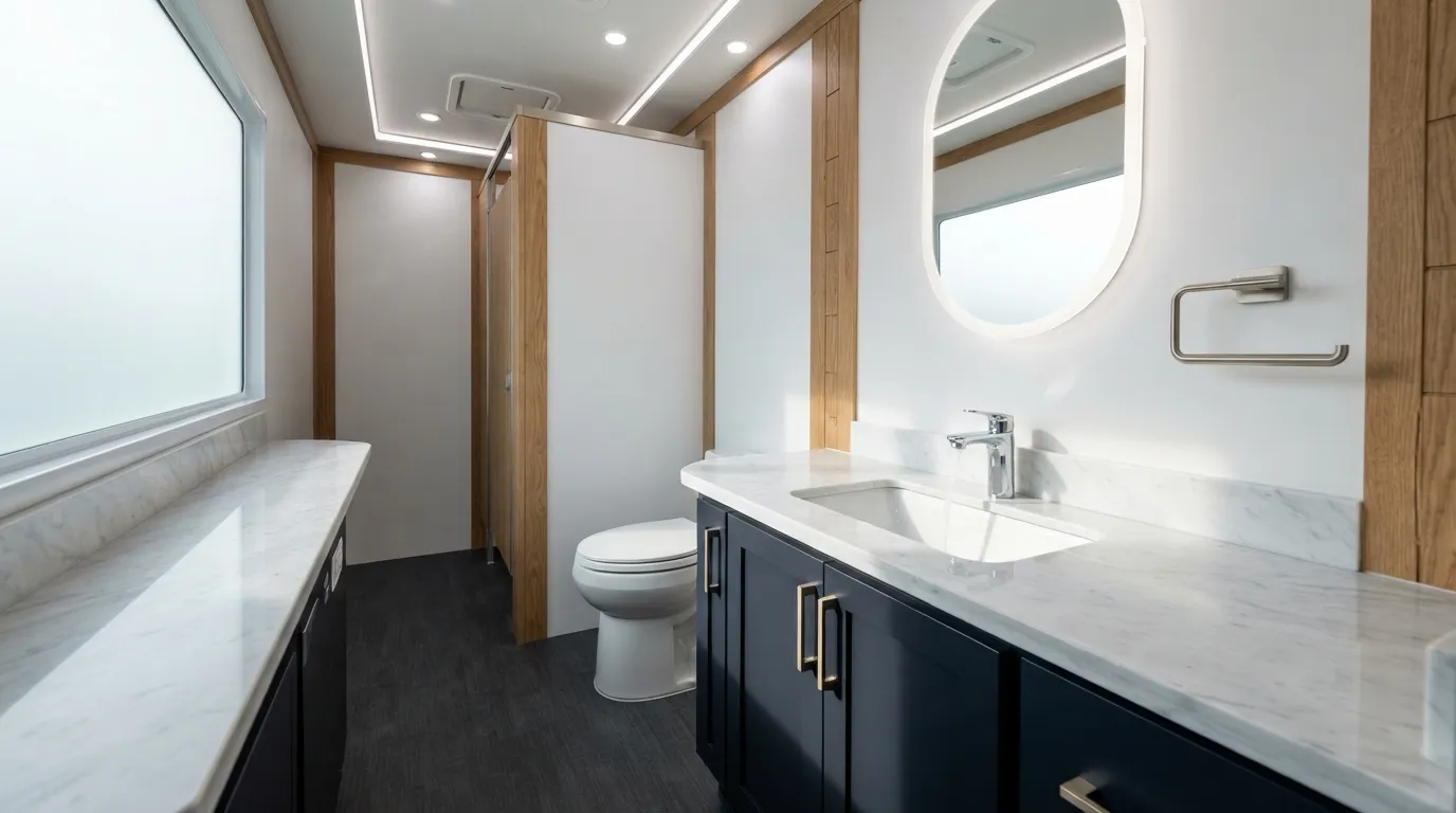 Luxury Restroom Trailer in Kansas City, MO